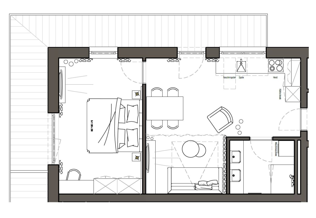 Ferienwohnung in Rauris - M1 - Balcony Apartment 4
