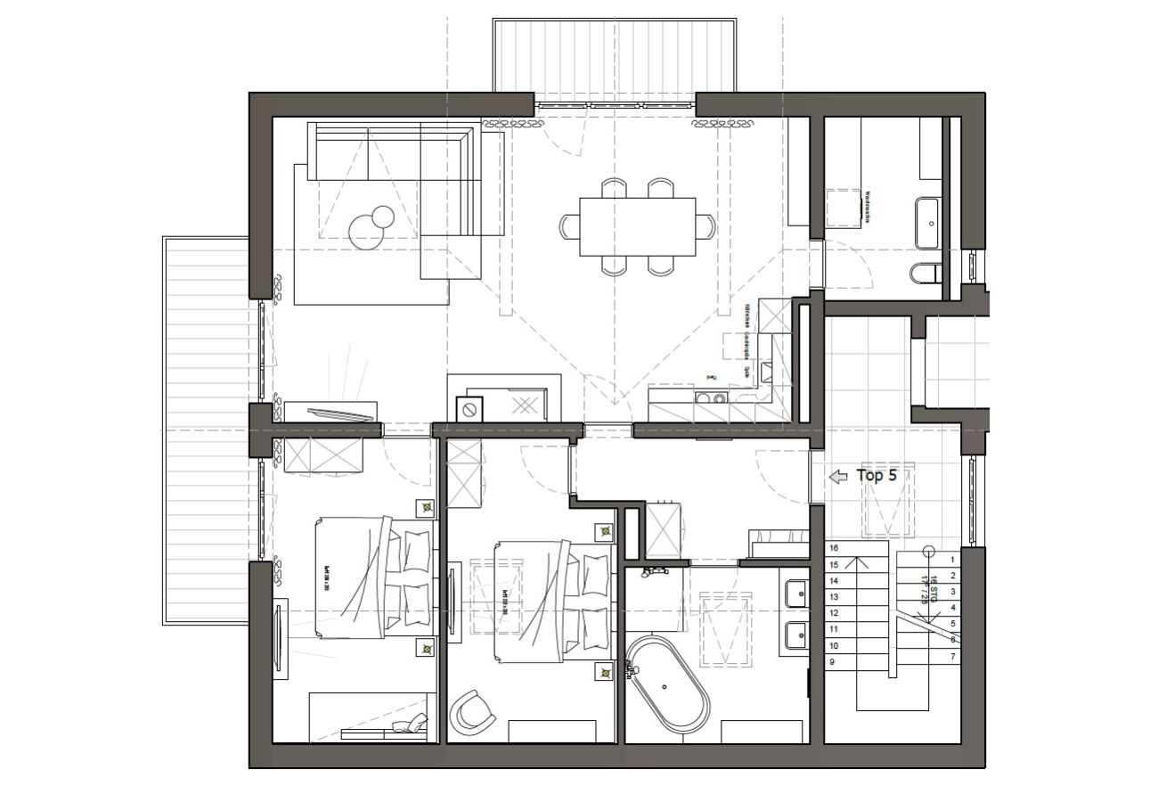 Ferienwohnung in Rauris - M1 - Penthouse Apartment